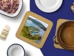 Happiness in the Azores Tile and Cork Trivet